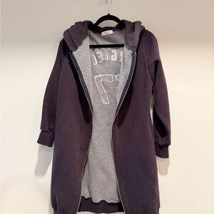 Gray Long Hoodie